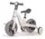 Bicicleta Camicleta Infantil 2 En 1 Luz Y Musica 074 Love Color Gris