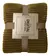 Frazada Super Soft Lisa Abrigada Ligera Suave Liso Marron - comprar online