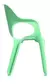 Silla Plástica Infantil Set X2 Unidades Con Respaldo Love Celeste y Verde en internet