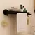 Toallero Organizador Para Baño Colgante Soporte Autoadhesivo Negro A - comprar online