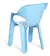 Silla Plástica Infantil Set X2 Unidades Con Respaldo Love Celeste - PLAY MARKET