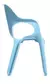 Silla Plástica Infantil Set X2 Unidades Con Respaldo Love Celeste en internet