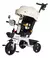 Triciclo Con Luz Y Sonido Giro 360° Capota Plegable 045 Love Blanco