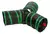 Túnel Interactivo Para Gatos Plegable 3 Salidas Love Juguete Verde