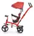 Triciclo Giro 360° Luz Y Sonido Con Capota 044 Love Rojo - tienda online