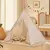 Carpa Infantil Casita De Juego Símil Tipi Interior Exterior Beige - comprar online