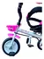 Imagen de Triciclo Infantil Direccional Capota Plegable 7085 Dencar Blanco Rosa