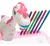 Pizarra Proyector Unicornio Mediana Love 3824 Luz Y Sonido - comprar online