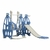 Centro De Actividades Hamaca Y Tobogan Plaza Barco Azul Love 3573 - comprar online