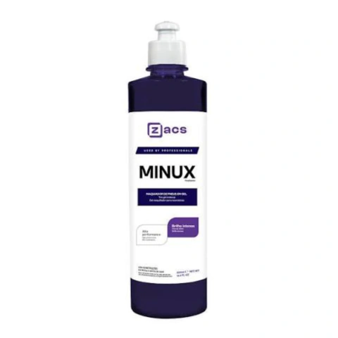Minux Maquiador de Pneus em Gel Zacs 500ml Brilho Intenso Alta Durabilidade e Acabamento Profissional