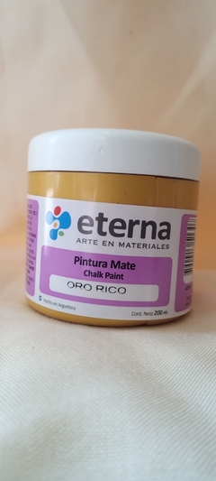 Pintura Mate Oro Rico 200cc