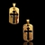 Pingente Retangular Cruz Banhados a Ouro 18k - comprar online