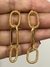 Brinco Nubia Elos Entrelaçada Banhada a ouro 18k na internet