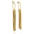 Brinco Silvana com Franja Banhada a ouro 18k - comprar online
