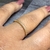 Anel Jéssica com Fileira de Zircônias Brancas Banhada Ouro 18k na internet