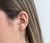 Piercing Fake com Pedras de Cristais Color em Banho Ouro 18k - comprar online