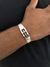 Pulseira Cinto Inoxidável com Cruz Vazada - Dabru Joias