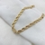 Pulseira Masculina em Malha Cordão Baiano Banhada a Ouro 18k - comprar online