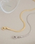 Pulseira Laminada Fita 4mm em Banho Ouro 18k