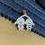 Pingente Dois Meninos com Detalhes em Ródio Banhado a Ouro 18k