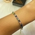 Pulseira Jasmini Riviera Zircônias Baguete Multicolor