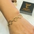 Pulseira de Corações em Banho Ouro 18k