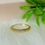 Anel Jéssica com Fileira de Zircônias Brancas Banhada Ouro 18k - comprar online