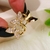 Piercing Encaixe Borboleta com Micro Zircônias Brancas em Banho Ouro 18k na internet