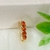 Piercing Fake Coral em Banho Ouro 18k - Dabru Joias