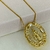 Colar Mandala Nossa Senhora das Graças Banhado em Ouro 18k na internet
