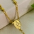 Colar Terço Medalha Nossa Senhora das Graças em Banho de Ouro 18k na internet