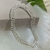 Pulseira Masculina Lisa em Malha Grumet 6mm Prata 925 - comprar online
