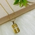 Colar Malha Rabo de Rato + Pingente Plaquinha Cruz em Banho Ouro 18k