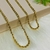 Corrente Cordão Baiano 4mm Banhado a Ouro 18K