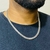 Corrente Masculina Trançada 6,2mm Fecho Relógio - comprar online