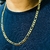 Corrente 3x1 Importada 7mm em Banho Ouro 18k - Dabru Joias