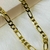 Corrente 3x1 Importada 7mm em Banho Ouro 18k
