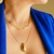 Colar Gota Lisa Banhada a Ouro 18k - comprar online