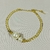 Pulseira Deslumbre Perolas Malha Grumet - loja online