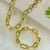 Conjunto Chanfrado Elos Ovais Liso - comprar online
