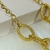 Conjunto Deslumbre Elos Ovais Trabalhados em Banho Ouro - comprar online