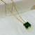 Conjunto Sabrina Colar + Brincos na Cor Esmeralda - loja online