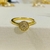 Anel Chuveirinho com Zircônias Brancas Banhado a Ouro 18k na internet