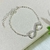 Pulseira Infinito Liso Feminina Prata 925
