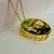 Colar Redondo "Jesus - Paz - Gratidão" Vazado em Banho de Ouro 18k