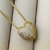 Conjunto de Coração Cravejado Zircônias Brancas - loja online