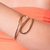 Bracelete Elegance Tubular 3mm Banhado Ouro 18k - comprar online