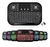 Mini Teclado Sem Fio 2 Modos Bluetooth Ou Receptor 2.4g Led