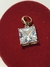 Pingente Ouro 18k Banhado “Cristal” 8mm