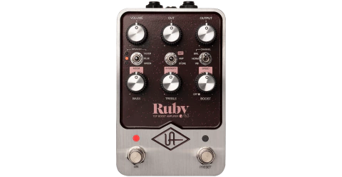 Pedal Universal Audio Ruby '63 Top Boost Amplifier